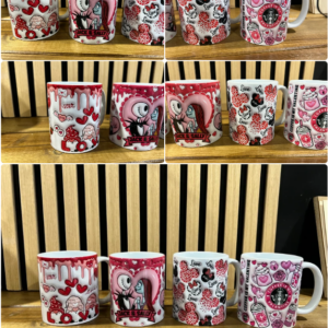 Valentines Mug Set of 4